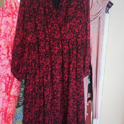 Red & black, Torrid Dress, Sz 14-16