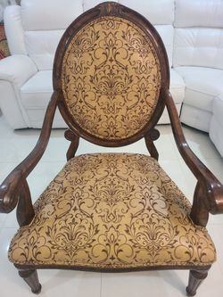 Silla De Piel Bordada