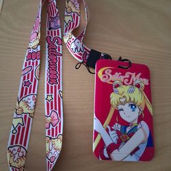 New Sailormoon Lanyard and badge protector