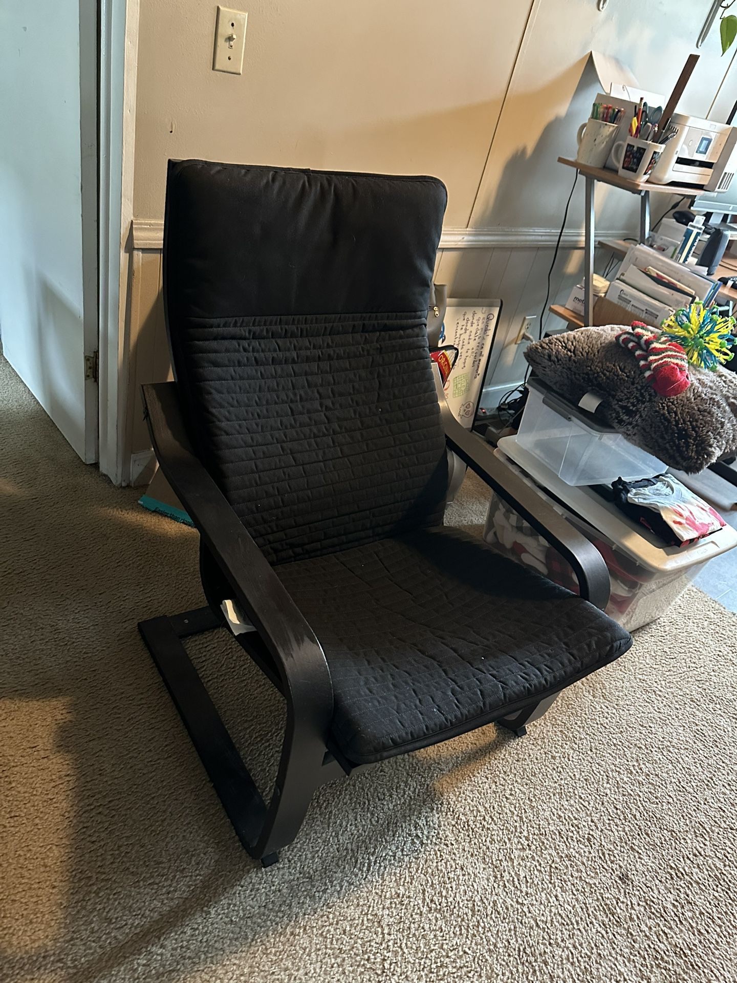 Black IKEA Armchair