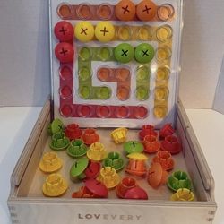 Lovevery | Mosaic Button Board 

From the Companion Play Kit (22, 23, 24 Months). Some wear on cards.
