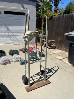 Refrigerator dolly with strap