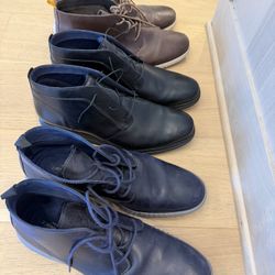 Men’s Cole Haan Chukka boots. 3 Pairs. Size 13