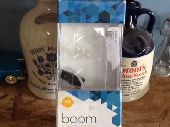 Boom wireless headset earpieces