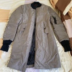 Brown-ish Longer Jacket From Sixth June Paris