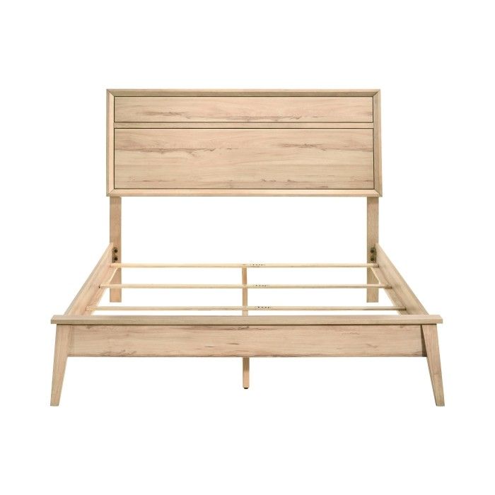 Brand New Natural Oak Finish King Bedframe