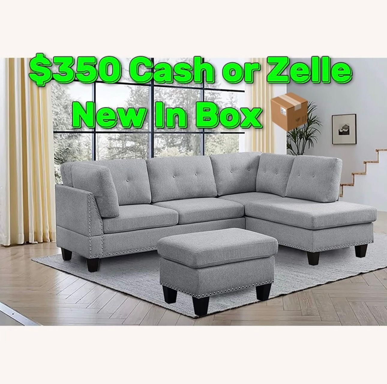 Sealed In Box π¦ Couch & Ottoman Brand New In Box π¦