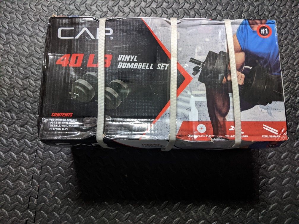 CAP brand 40lb dumbbell set