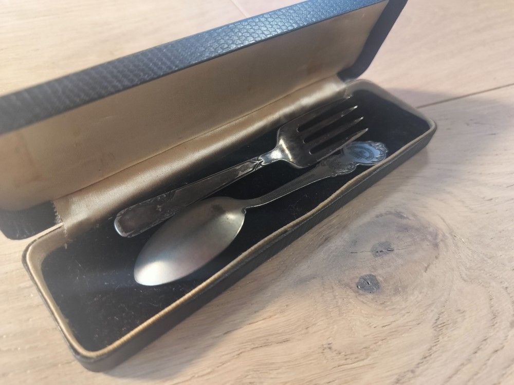 Vintage Spoon & Fork Set β Washington D.C. + Rogers & Son