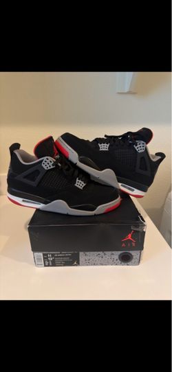 Nike Air Jordan 4 Retro Bred- Size 11 (2019)