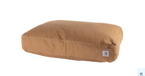 Carhartt Brown Durable Canvas Dog Bed