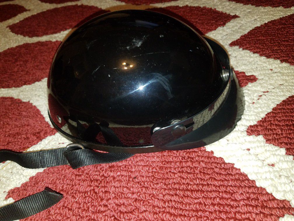 3/4 motorcycle helmet clean