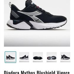 DIADORA WOMEN'S MYTHOS VIGORE 2 B WIDTH RUNNING SHOE SIZE 9.5W