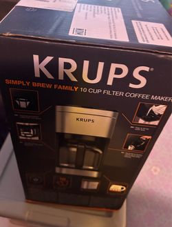 KRUPS 10 cup coffee maker