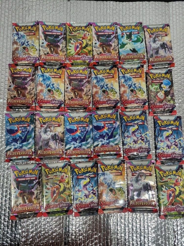 Sealed Pokemon Packs Scarlet & Violet