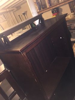 Book shelf with glass doors from Pier 1 Imports