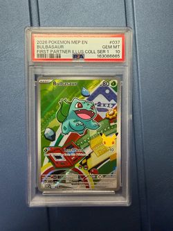 Pokemon card bulbasaur psa 10