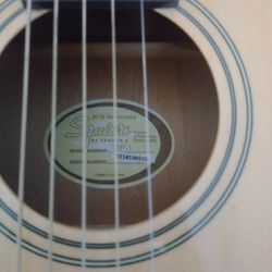 Squire Parlor Acoustic Guitar In Good Condition.  SP-1 20th Anniversary Edition. 