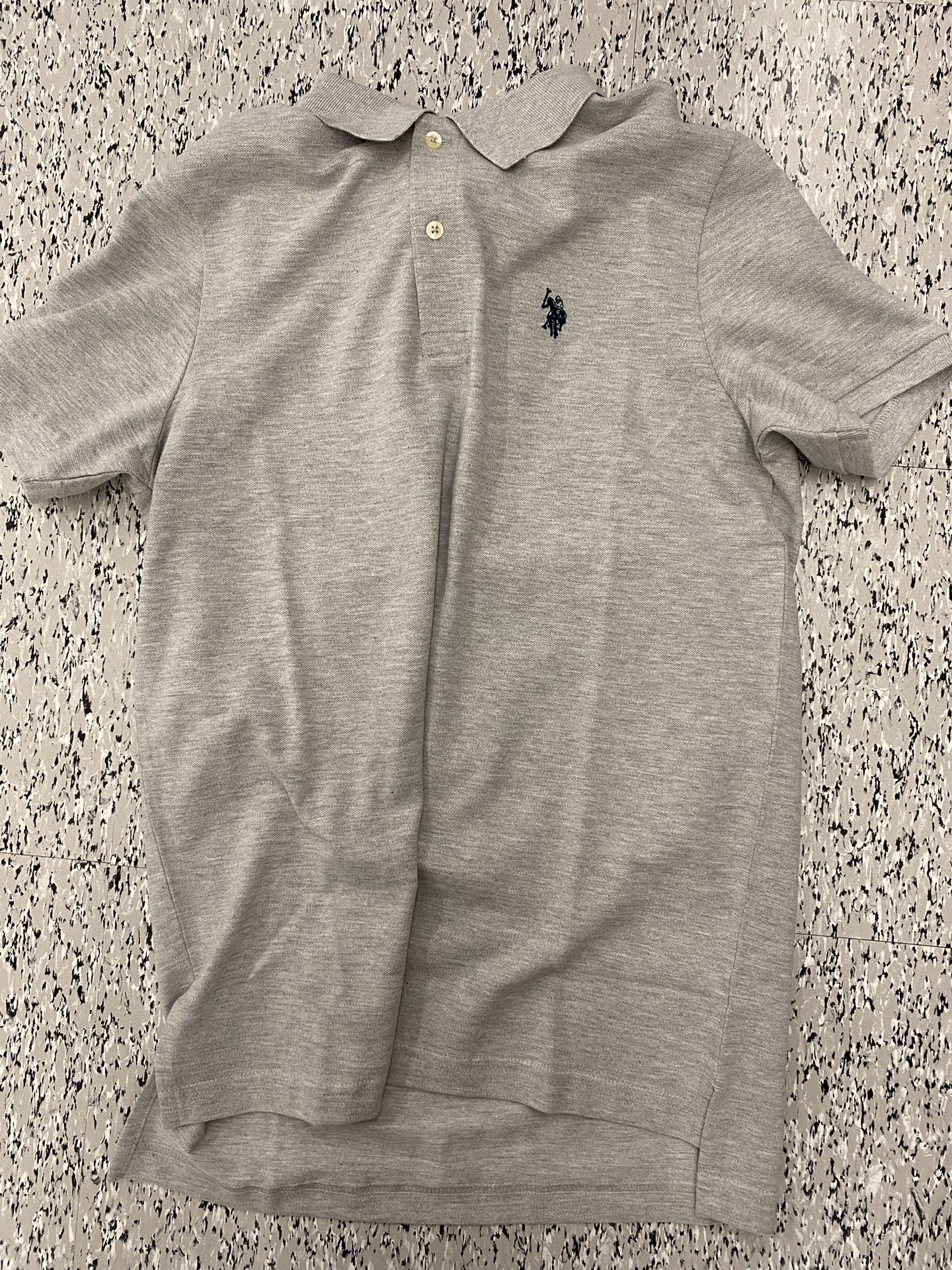 Grey polo shirt S