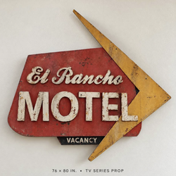 Screen-Used “El Rancho Motel” Sign from NBC’s Parenthood