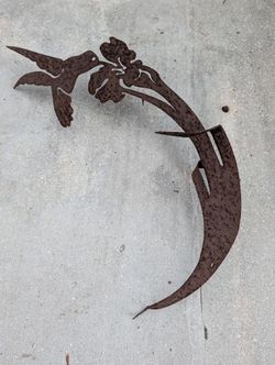 Unique Rustic Hummingbird Art