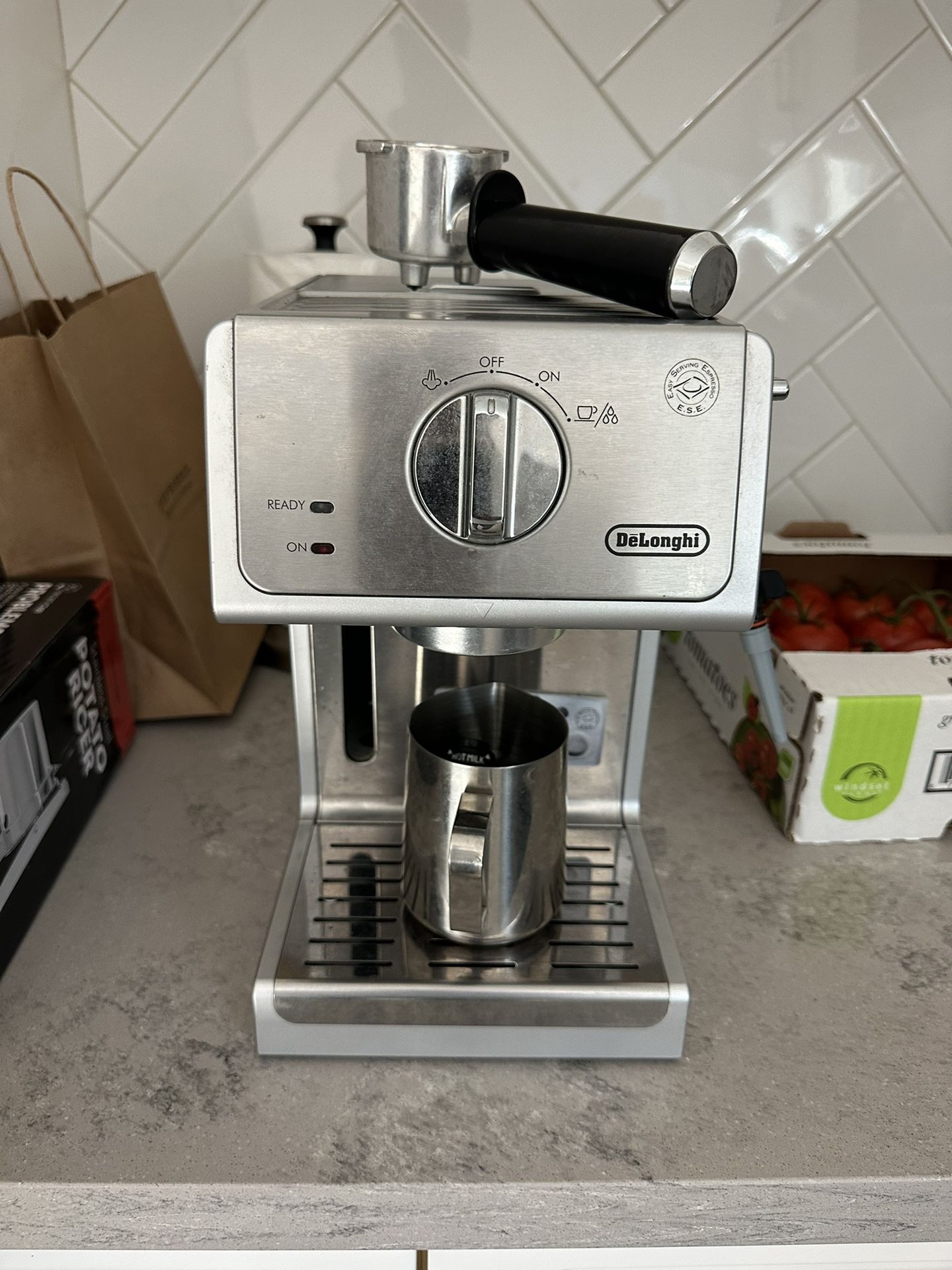 DeLonghi Espressos Coffee Machine With Many Functions Used For A Month