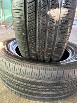 2 used tires 🛞 245/60/18 PIRELLI