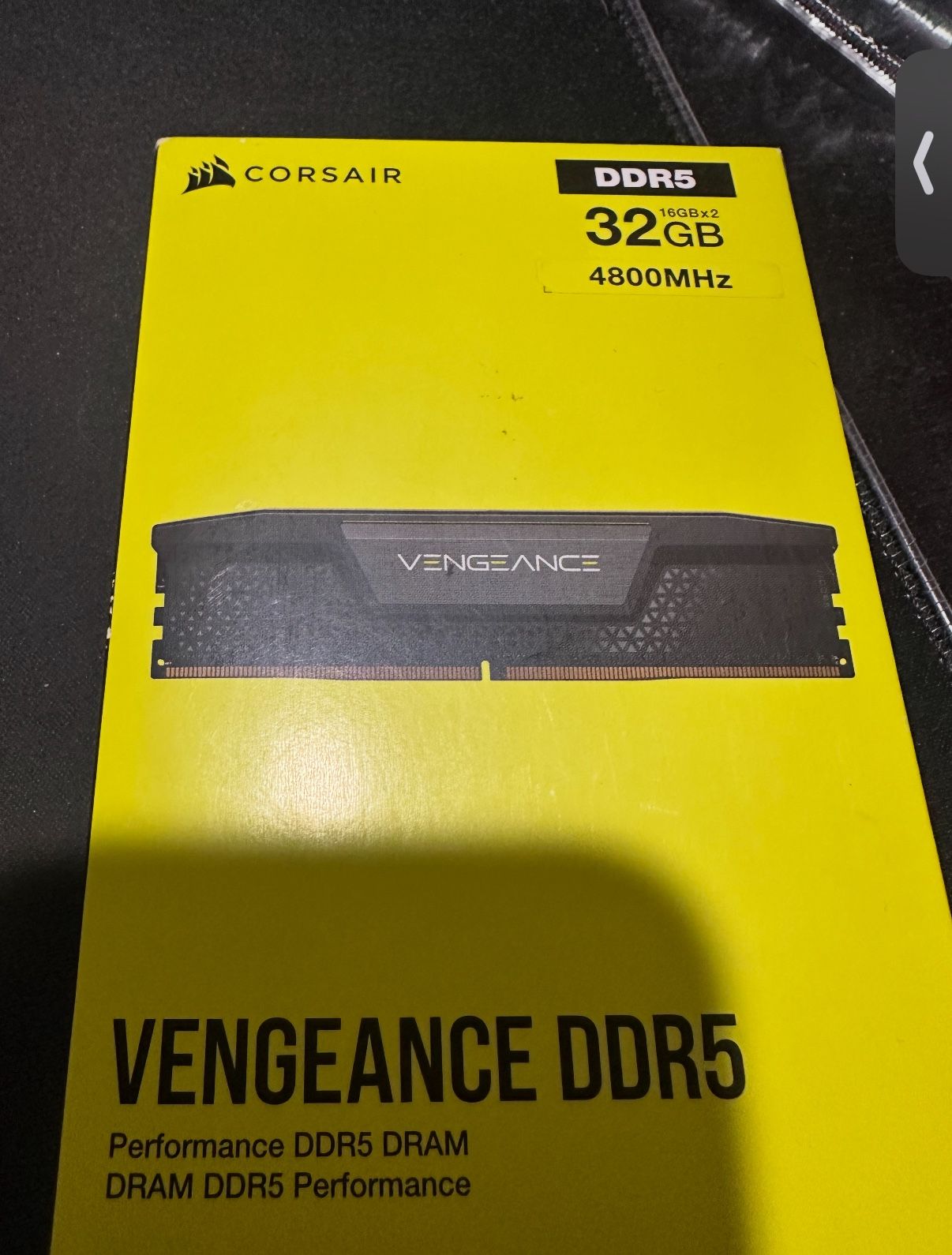 Corsair Vengeance DDR5 32GB 4800Mhz (open box)