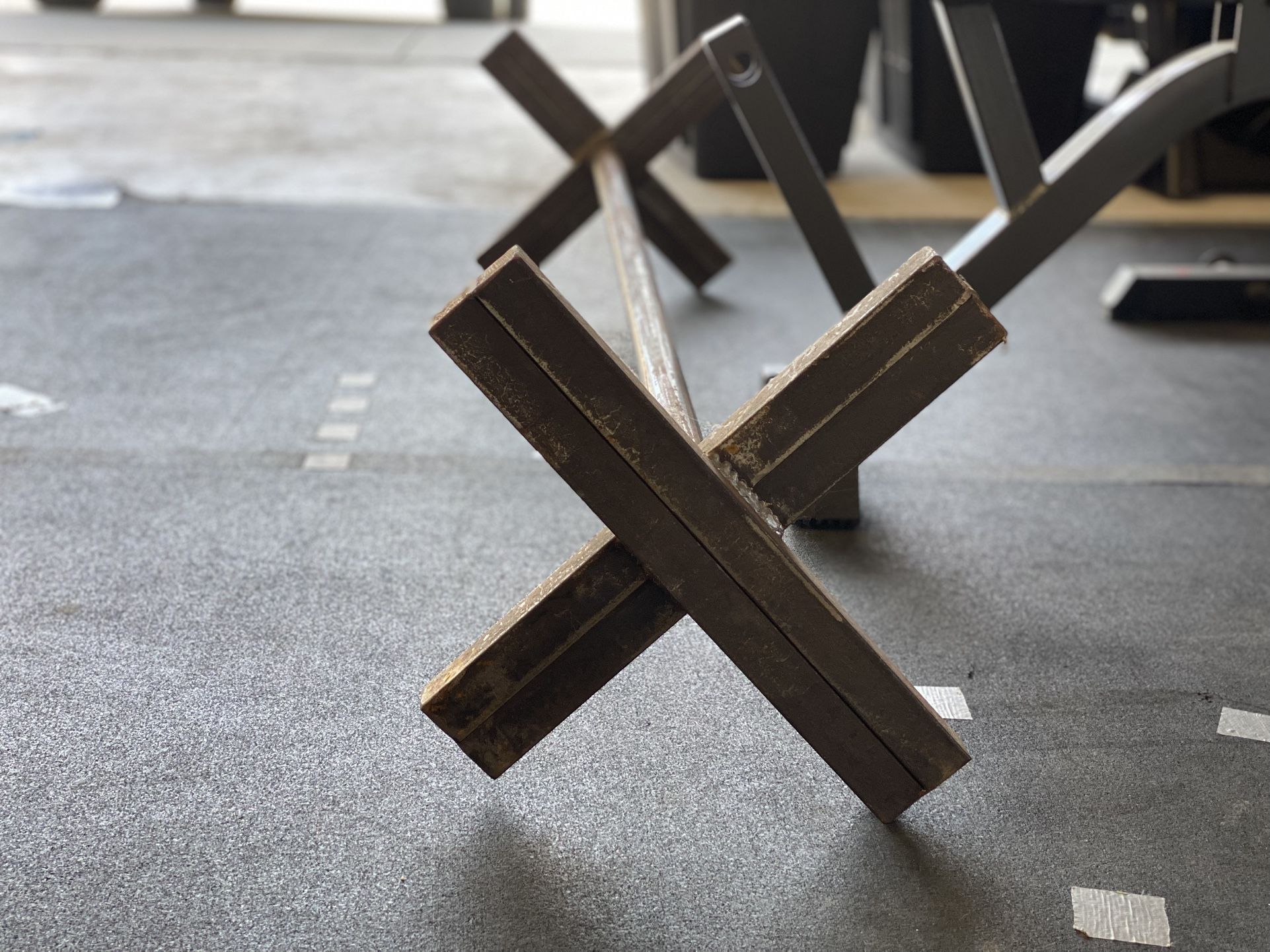 65 lb Custom Solid Metal Barbell