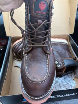 WORK BOOTS SIZE 10.5 NO STEEL TOE