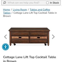 Coffee Table And Matching End Table