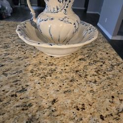 Pitcher And Bowl 