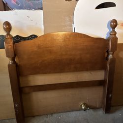 Twin Wood Head Board