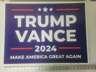 Trump Vance Yard sign 2024