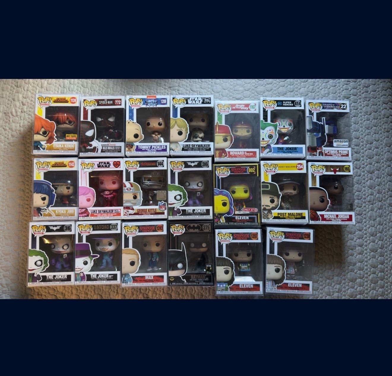 20 New Funko Pop, Spider Man, Joker, Batman Star Wars,All Products : American Fashion Style Bags On Sale
