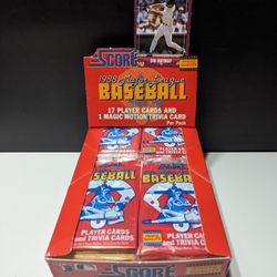 1988 Score Major League Baseball Card Box