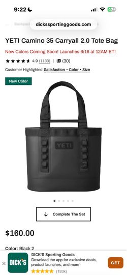 Yeti Camino 35 black