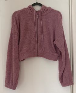 ZIPPER HOODIE JACKET SWEATER SZ MED