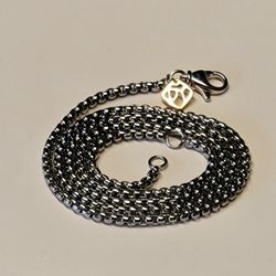 2.7mm David YURMAN .925 Silver 22" - 20" Adjustable Necklace 