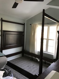 Queen Canopy Four Poster Bed