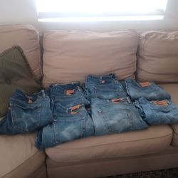 501 Levis 38/30 To 44/30 Vintage Worn Like They Use Them Now. $25 Each Or Make Offer