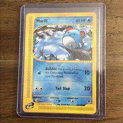 2002 Pokémon TCG Expedition Base Set Marill card