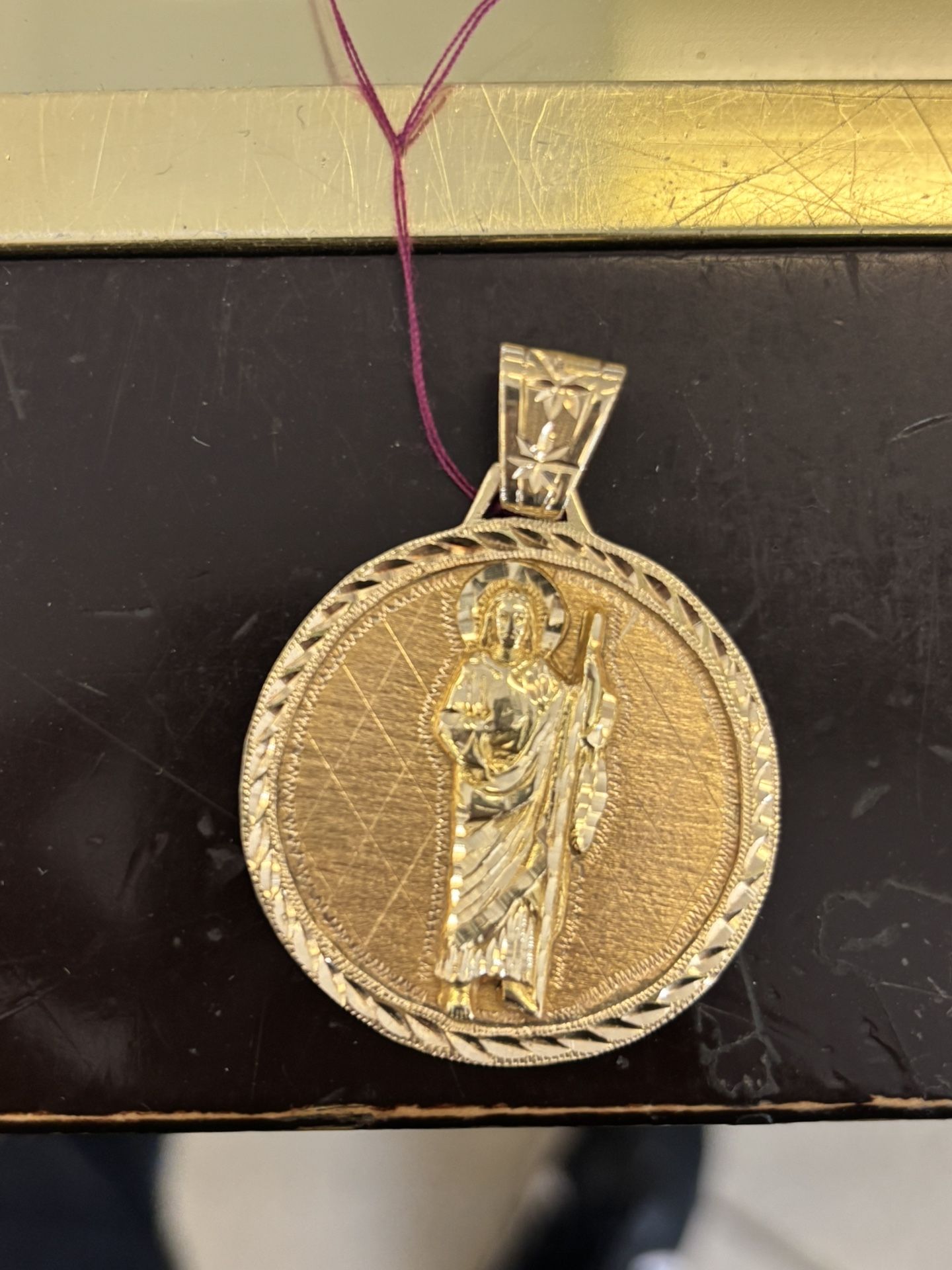 St. Jude 14kt Gold Pendant