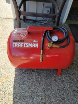 Craftsman emergency air tank.