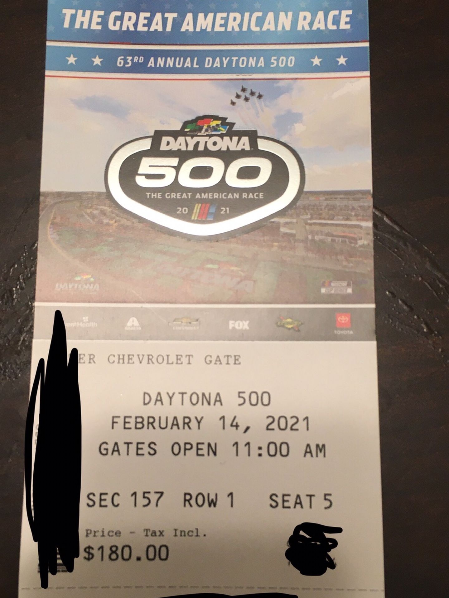 Daytona 500 Ticket