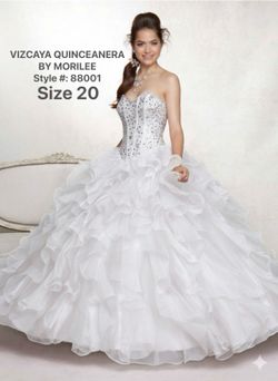 New white dress Size 12 And 20
