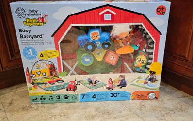 Baby Einstein Farm Explorers Busy Barnyard Grow-With-Me Activity Gym