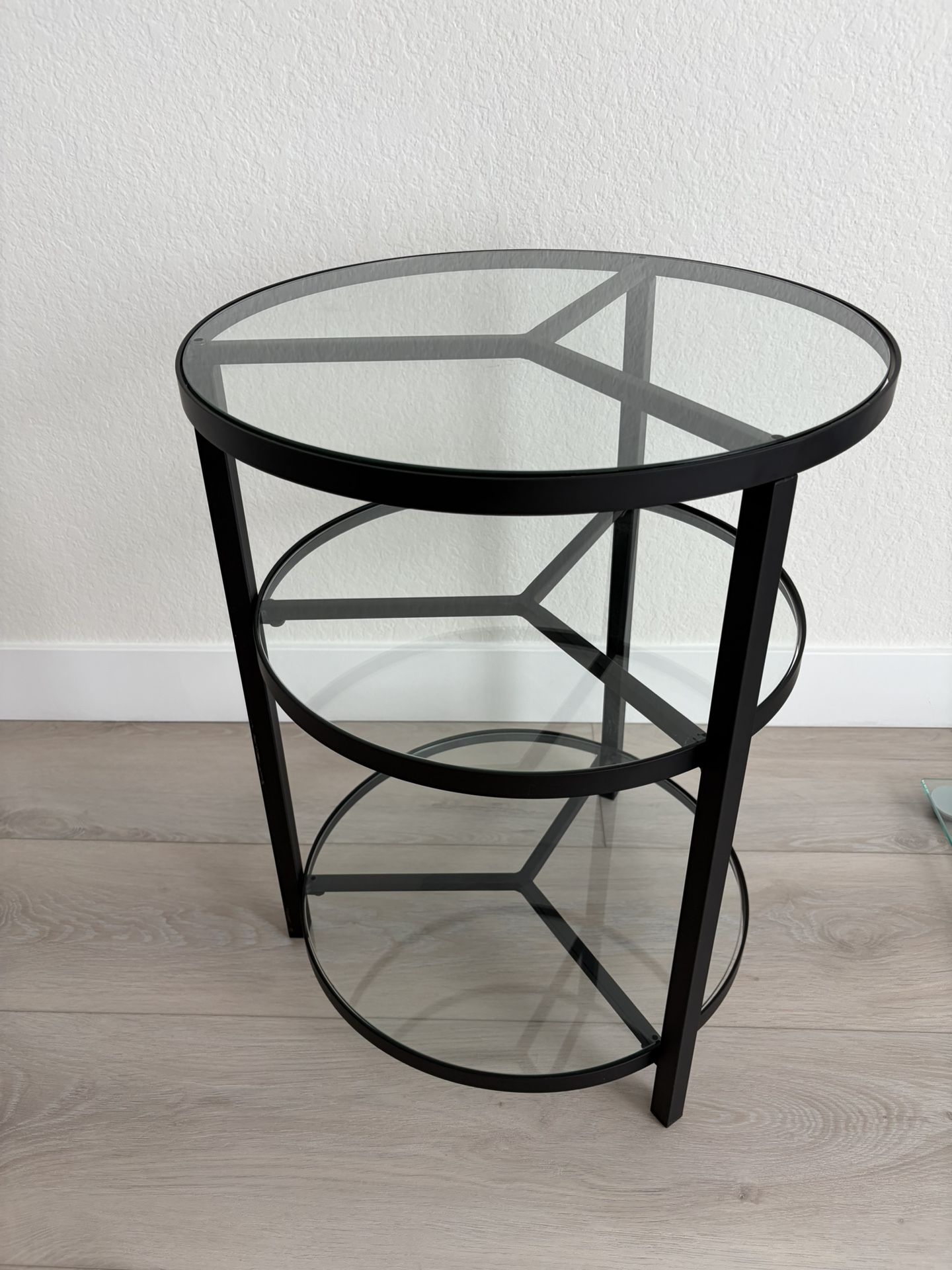 Glass Side End Table