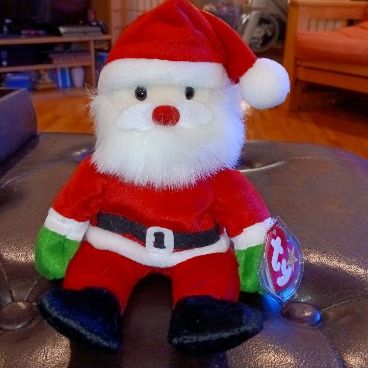 TY Beanie Baby Santa Original 1998 Perfect Condition


