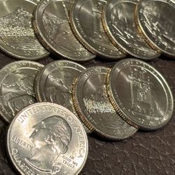 25 cents 2010.  USA.  “ Parks and territories”
